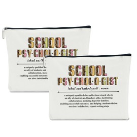 Psychology Gifts Psychologist Noun Makeup Bag Cosmetic Bag Psychologist Appreciation Gift Psych Therapist Gift Weekend Bag Coin Purse for Women Doctor Nurse Psych Teacher Christmas Retirement