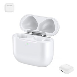 Estuche de carga compatible con Airpods de 4.ª generación, estuche de carga de repuesto para AirPods de 4.ª generación, estuches de carga inalámbrica con emparejamiento Bluetooth (sin auriculares)