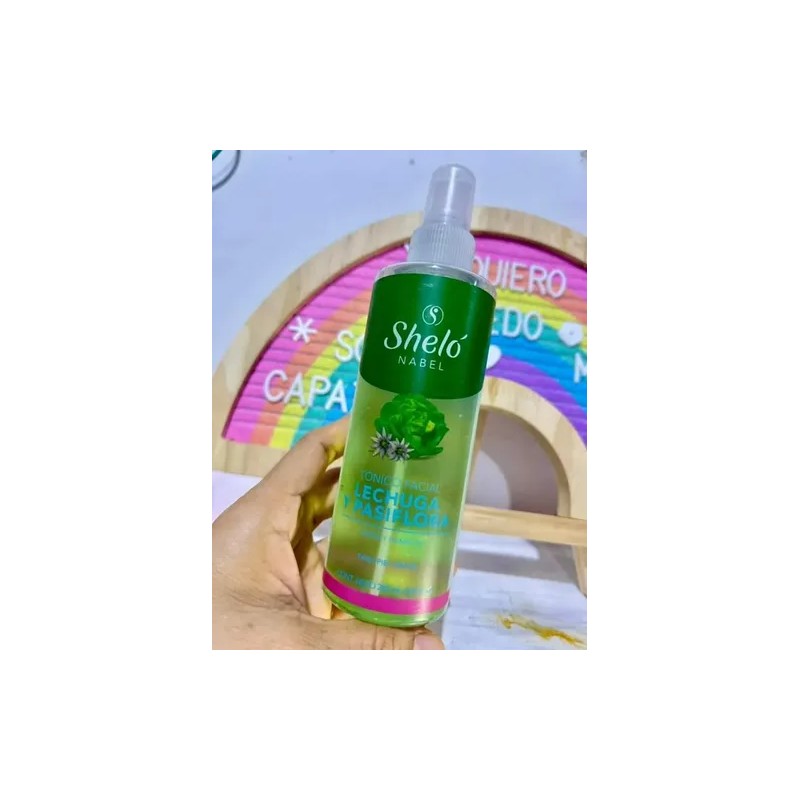 3 Tónico Facial Lechuga & Pasiflora/ Limpia & Reduce Grasa