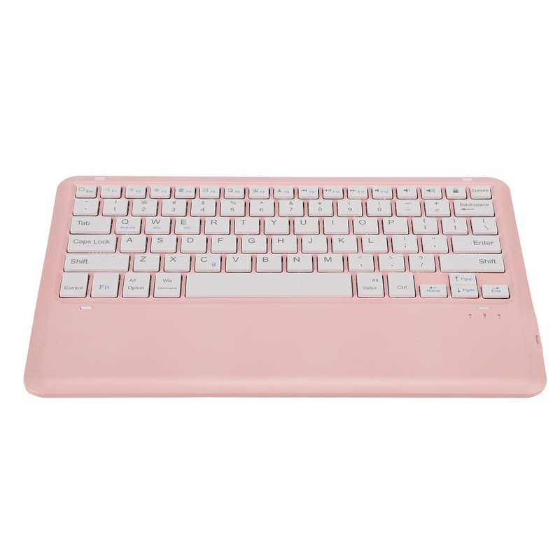 12.4in Keyboard Case 3 Adjustment Stand Detachable Pink Keyboard Case