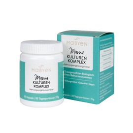 MABYEN Mama Kulturen Complex 30 Capsules | Probiotics Intestinal Cleaning, Intestinal Flora - Pregnancy & Breastfeeding - Dietary Supplement - Healthy Digestion - 5 Bacterial Strains