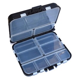 Fishing Tackle Box, Plastic Flip Top Storage Box Fishing Accessory Box for Fishing Hooks, Jewelry Beads, Earring