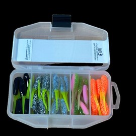 ATX Lure Company Muddy and Clear Water Kits - Colour: Muddy, Style: 2" Wicked Shad, Lead Heads: 1/16
