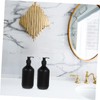 ULTECHNOVO 2Pcs Refillable Shampoo Dispenser Bottles Matte Plastic Hand Soap