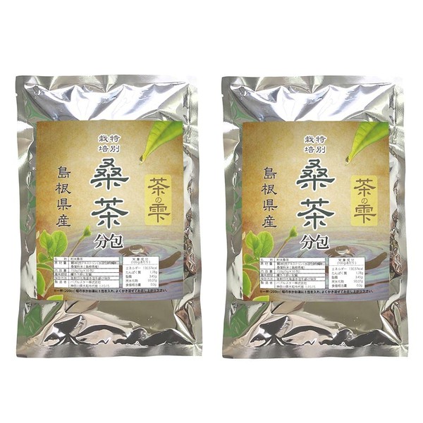 LOHAStyle Sugar Restriction Tea Mulberry Tea Powder, Special Cultivation Mulberry Package, Set of 2 (0.2 oz (5 g) x 30 Packets, Shimane Prefecture Sakura, Produced in Echo