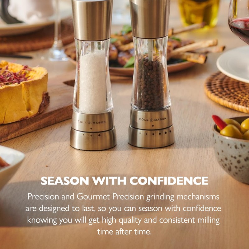 Cole & Mason Derwent Pepper Mill - Refillable Pepper Grinder