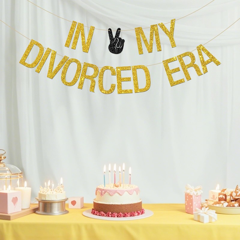 In My Divorced Era Banner, Officially Divorved, Bye Felicia, Divorce