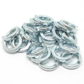 M10 (10mm) Square Spring Split Lock Washer - Steel (Pack of 100)