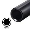 sourcing map 1/2" Drive by 15mm Deep Impact Socket, Heat-Treated