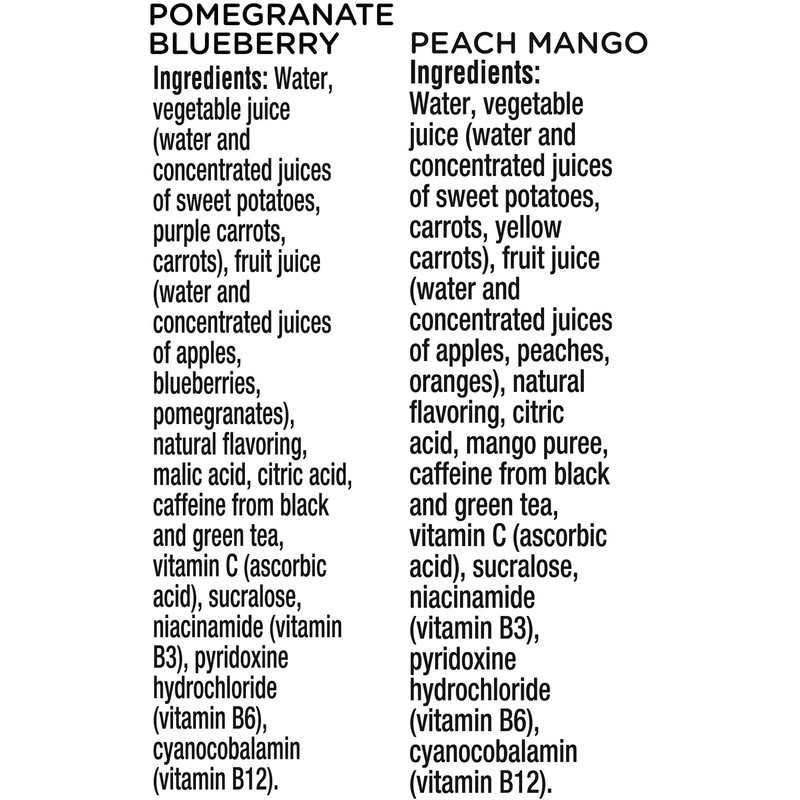 V8 +Energy Variety Pack, Healthy Energy Drink, 12 Pomegranate Blueberry