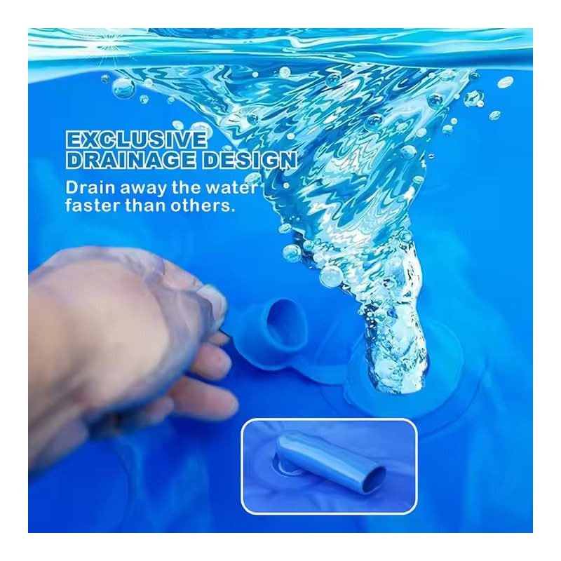 Peziang Swimming Pools, Inflatable Swimming Kiddie Pool for Kids Baby,