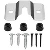 Silver Mounting Bracket Kit Screws Darts Boards for Wall Hanging