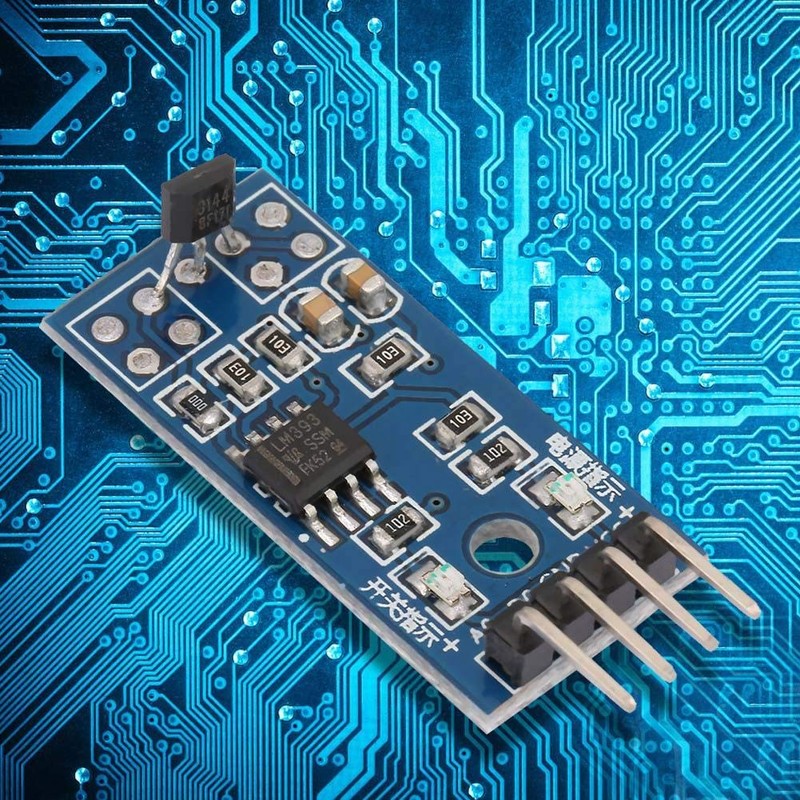 5PCS 3144E Hall Effect Sensor Magnetic Sensor Module Counting Sensor