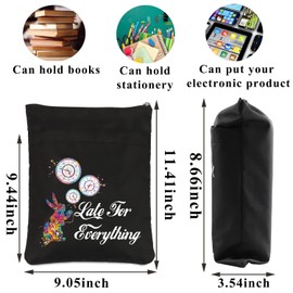 Plit Alice Inspired Book Case, Alice Fans, Gift, Mum, Gift, Sp?t for Everything, White Rabbit, Book Protection (Sp?t alles BSblU)