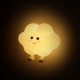 ZKLiLi Cloud Night Light, Cute Cloud Nursery Nightlight Birthday Gift with 3-Color Light Modes for Kids Baby Children, Kawaii Nightlight Nursery Room Decor