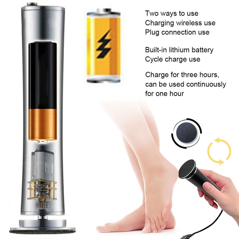 USB Charging Electric Foot Callus Remover Exfoliate Dead Skin Removal