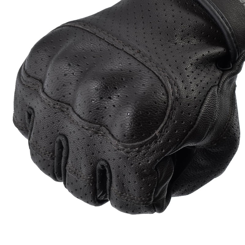 Komine GK-257 Camel Large Vented Protective Leather Gloves for Motorcycles