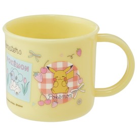 Skater KE4AAG-A Antibacterial Cup, Pokémon, New, Retro, 7.8 fl oz (200 ml), Dishwasher Safe, Made in Japan