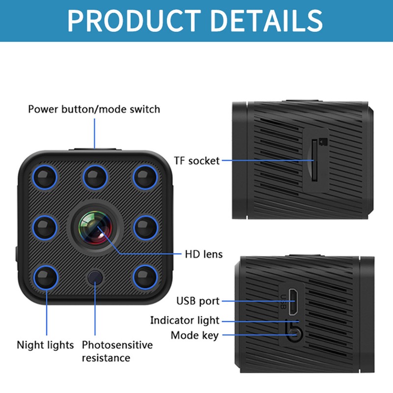AS01 USB Computer Webcam Supports 128GB Memory Card High Definition