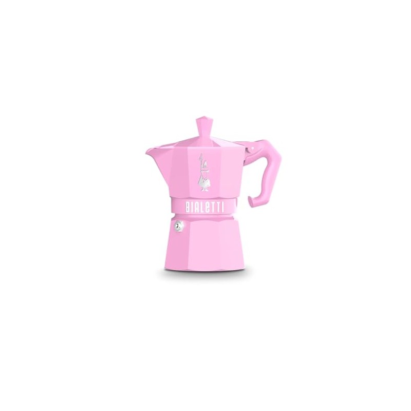 BIALETTI(ビアレッティ) エクスクルーシブ Espresso Coffee Maker, 3カップ, Pink