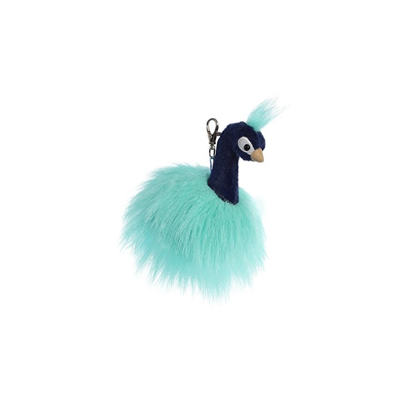 Aurora World 60912 Luxe Boutique Mora Peacock Key Clip