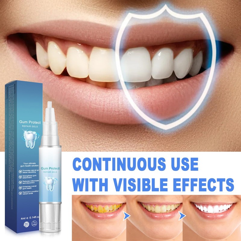 Landrain Gum Therapy Gel, Repair Gum Retention Pack of 5