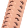 False Eyelashes Natural Half Lashes Wispy Manga Lashes C Curl
