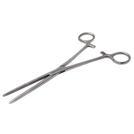 Hemostat Rochester Pean Forceps with Fully Serrated Straight Jaws 8" Long Pliers Made of Premium Quality Stainless Steel Multi Position Locking Ratchet for Multipurpose Uses