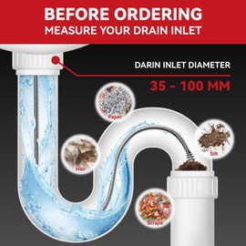 Cordless Electric Snake Drain, 610RPM Drain Auger with 21V 2X4.0Ah Batteries and Fast Charger, Snake Drain Clog Remover for Toilet, Floor Drain, Sink and Shower 3/4"-2" Pipe