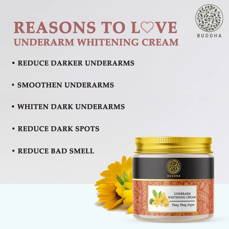 Buddha Natural Underarm Cream (75 Gms, 2.6 OZ) - Lighten