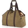 BONTHEE Extra Large Waterproof Firewood Log Carrier Canvas Firewood Holder