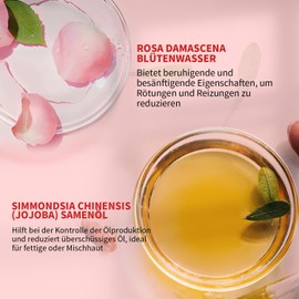 RAZUYEN Peeling Toner Gesicht, AHA/BHA Gesichtswasser Anti Pickel, Poren Verkleinern, Feuchtigkeitsspendend, Sanftes Peeling Gesichtstoner für fettige Haut, parfümfrei, 230 ml