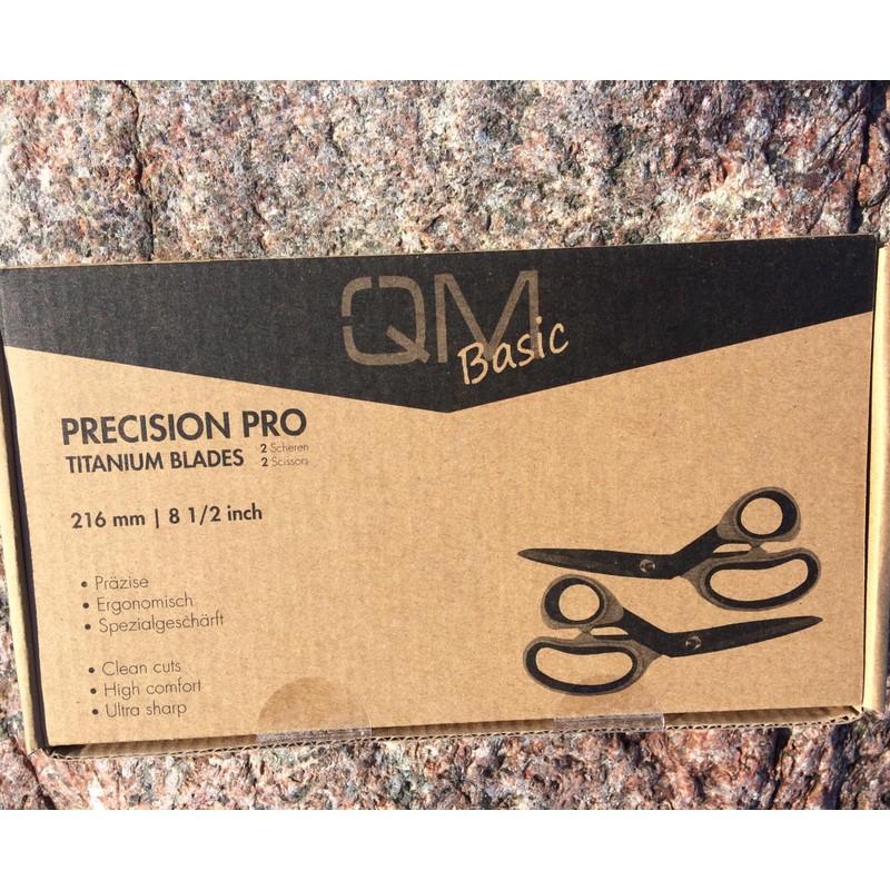 QMBasic Stainless Steel Titanium Scissors in Twin Pack | Kitchen