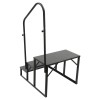 n/a Portable Step Ladder with Handrails for Home, Pool, and