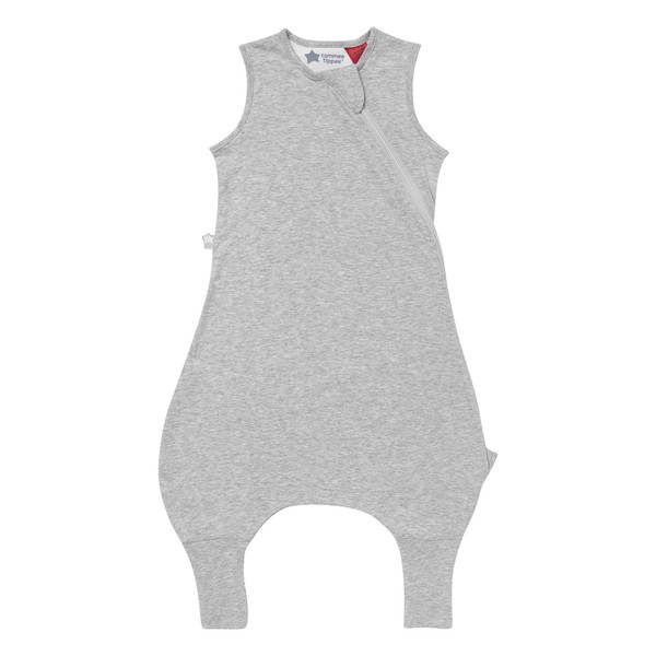 Tommee Tippee Baby Sleep Bag with Legs, The Original Grobag Steppeebag, Baby Romper Suit, Hip-Healthy Design, Soft Cotton-Rich Fabric, 18-36m, 2.5 TOG, Sky Grey Marl