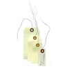 1 Box of 200 Labels with String - 120x57mm