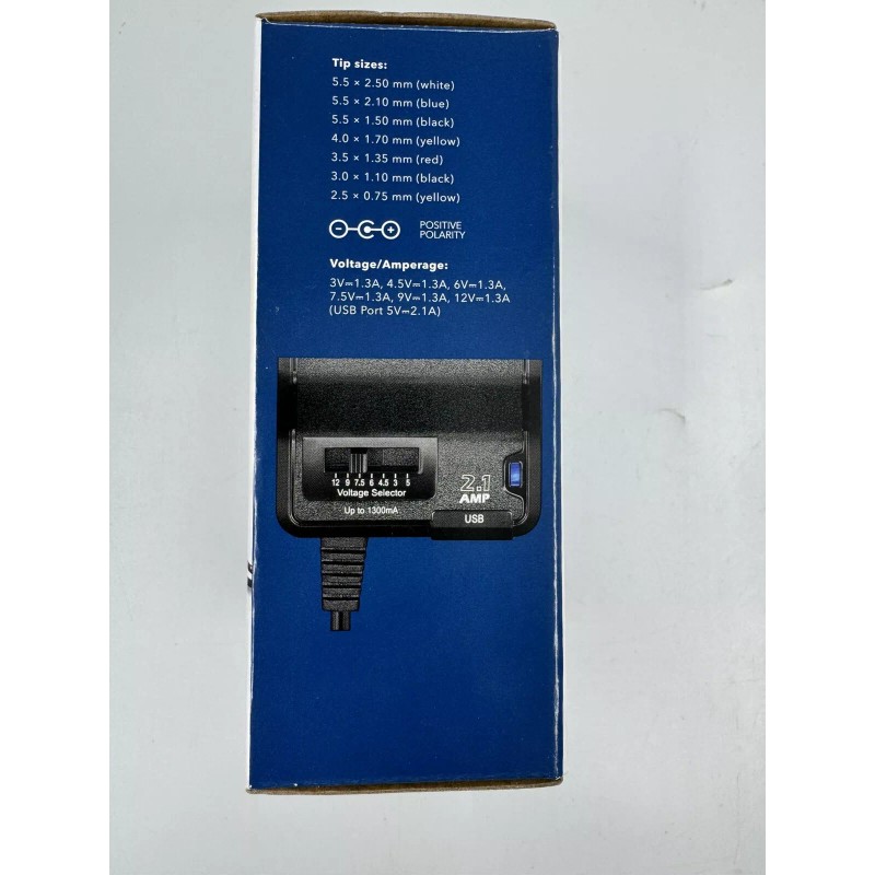 Insignia Universal Multi-Voltage AC Adapter NS-AC1200 w/ 7 Common Tips