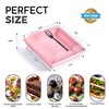 Leafiew 50 Pack Clear Treat Boxes with Forks - Small
