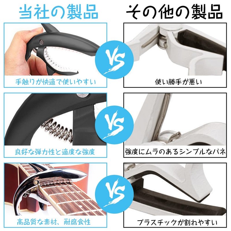 Capotasto Guitar Sharks Shaped Guitar Access, Zinc Alloy, Strong String
