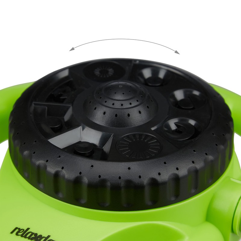 Relaxdays Large Area Sprinkler with 8 Options, 78m², 1/2” Water