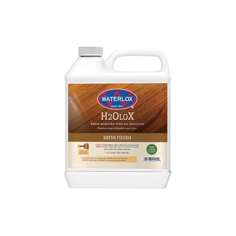 Waterlox H2OLoX Water Based - Satin Finish - Quart
