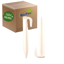 G greengrass tools Organic Hook Pegs for Robotic Lawnmower Cable - Ecological Pegs Wire Attachment Earth Anchor - Compatible with Gardena, Husqvarna, Worx, Robomow, Yard Force, Bosch, ..., Pieces: 25