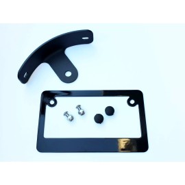 JBSporty  Sportster 1/2"  Shock mount License Plate Bracket and Frame Harley  JBSporty
