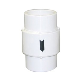 Valterra 200-15AC PVC Air Check Valve, White, 1-1/2" Slip 2" Spigot Compact Air CV