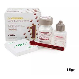 GC Fuji 1 Gc Ionómero De Vidrio 15g Y 8 Ml Cement