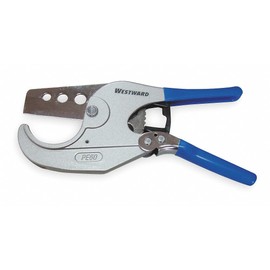 PVC Pipe Cutter, Ratchet Action, 1 to 2 in