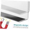 NUOLUX 6pcs L Shape PVC Clear Plastic Convenience Store Display