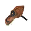 Foam Dinosaur Costume Accessory Mask (Red Orange)