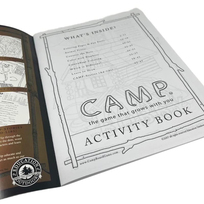 Education Outdoors Camp Activity Book from