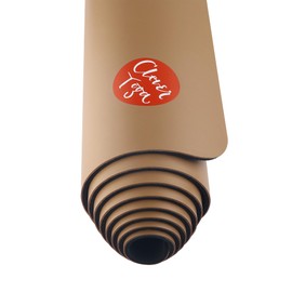 Clever Yoga - Premium Liquid Balance Yoga Mat, 4.5mm Thick Exercise Mat for All Yoga Types, Pilates, Gym & General Fitness - Extra Safe with Grip, Workout Mat for Home or Travel - Includes Fit Mat Bag, Black, 73" x 27" (Brown)